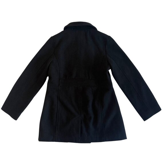 GAP Kids Classic Black Wool Winter Coat – Size L - Picture 2 of 5